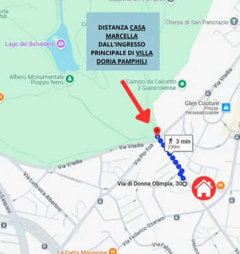 MAPPA VILLA PAMPHILI